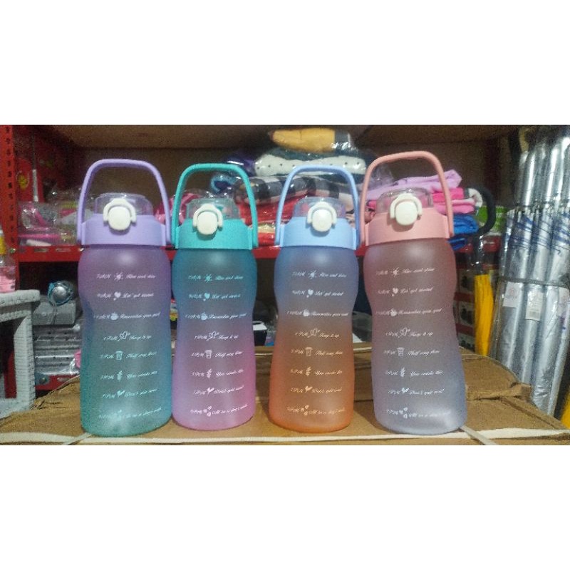 BOTOL VIRAL GRADASI 2 LITER/BOTOL MOTIVASI