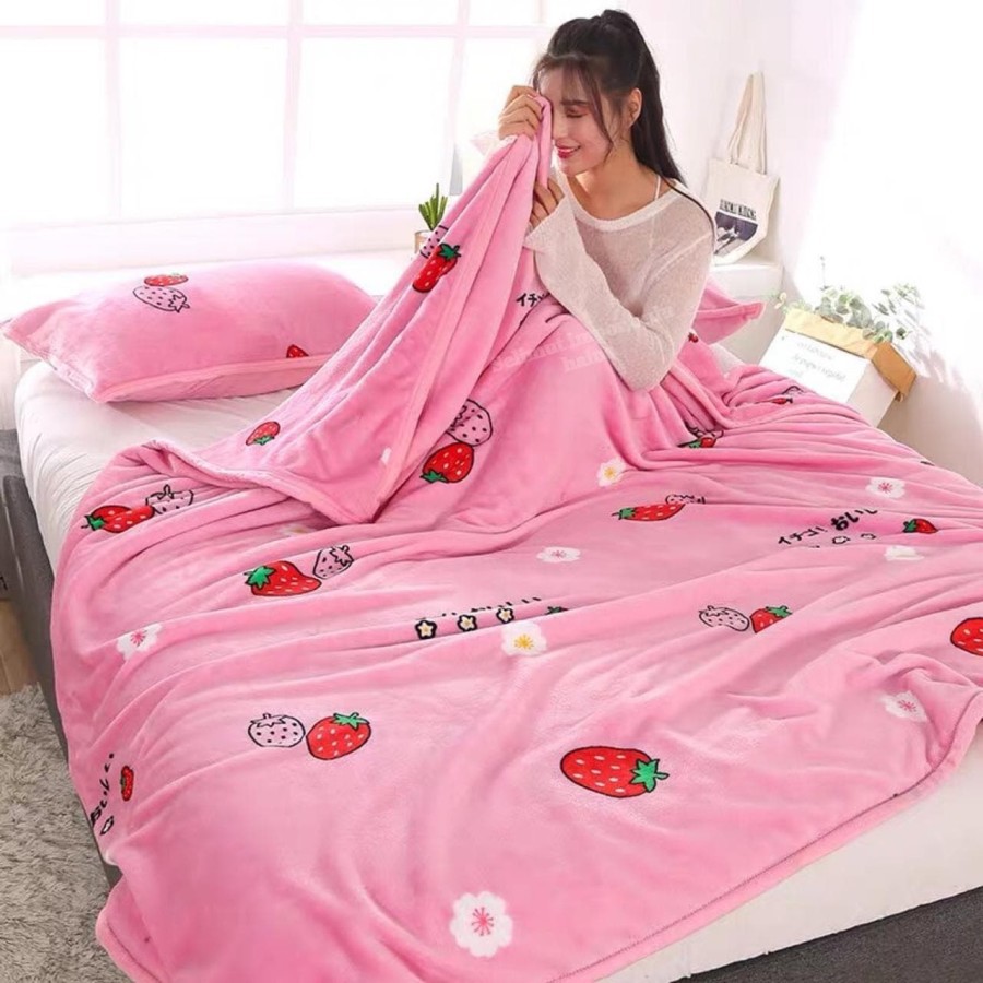 Banting Harga Selimut Bulu Motif Dewasa Selimut Karakter Dewasa N9j4 Selimut Tidur Bedcover Katun Lembut Tebal Han bAK9rNIZokGpg