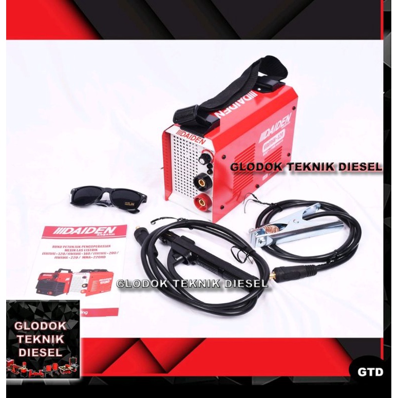 DAIDEN Travo Las Inverter MMAi 120 - Trafo Las Inverter 120A Daiden