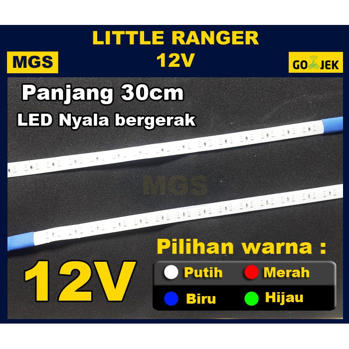 10Pcs LED Strip Little Ranger 12v 30cm - 1 Warna