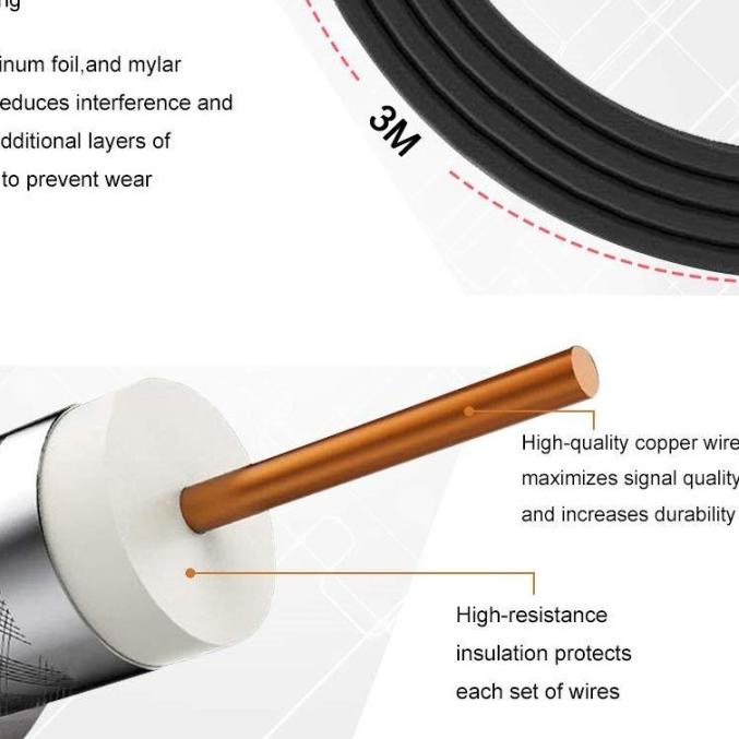 ✧ TAFFWARE TFL-D146 ANTENA TV DIGITAL DVB-T2 4K WITH SIGNAL BOOSTER 25DB ❋