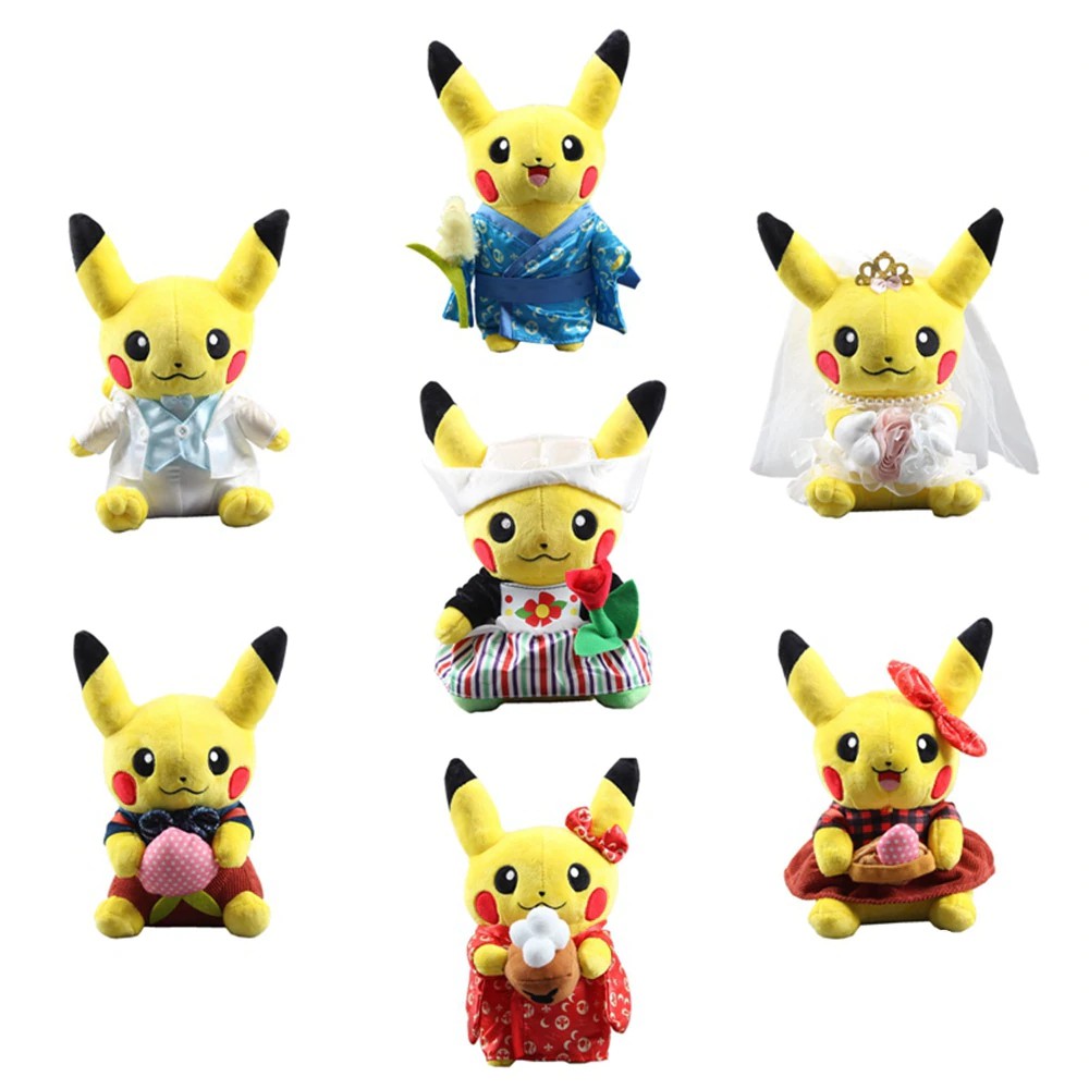 pikachu wedding plush