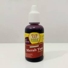 

Pewarna Koepoe Koepoe Merah Tua 30 ML
