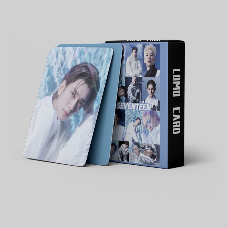 55pcs Kartu Lomo Foto Kpop SEVENTEEN Album