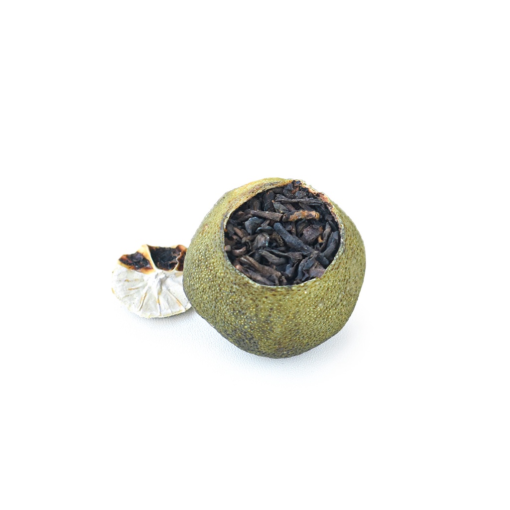 Pu Er Tea With Green Orange Peel / Pu er Dengan Kulit Jeruk