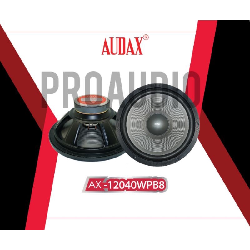 Speaker Audax 12 Inch AX12040 WPB8 AX 12040 WPB8 Original