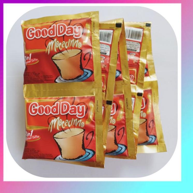 

Import Terlaris Good Day Moccacino 3in1 Sachet 20g (1 Renteng = 10 Bungkus) gas !!