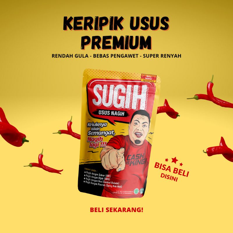 

Jamur dan Usus Krispi Premium