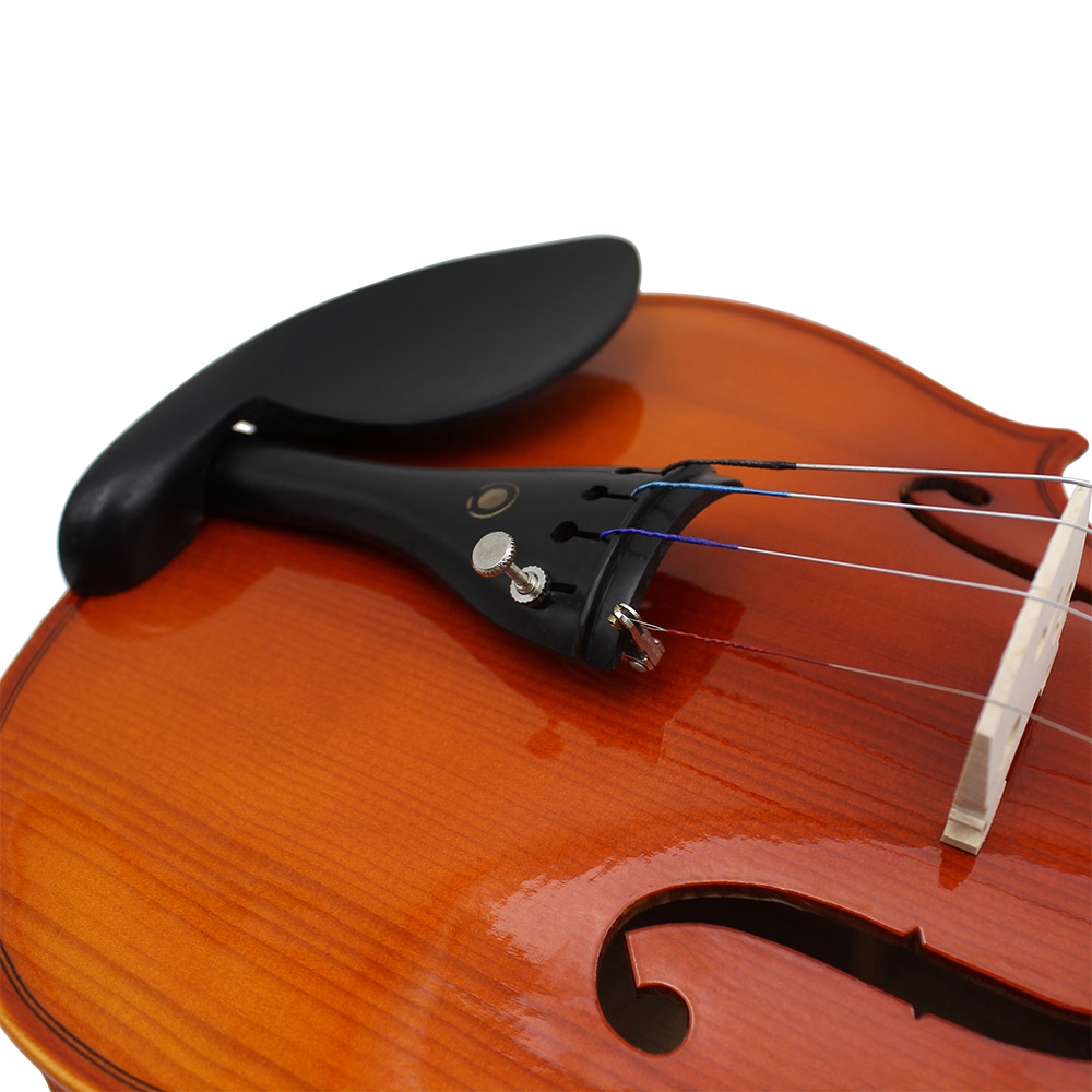 Tailpiece Biola 3 / 4 4 / 4 Ebony + Tali Tuning + Fine Tuning