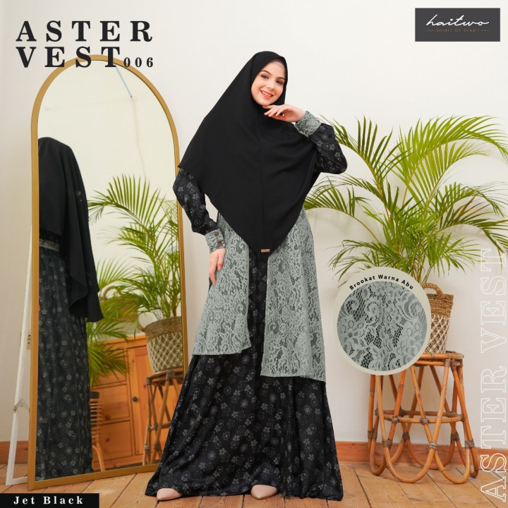 Gamis Syari Haitwo ASTER VEST 006 Fashion Muslim