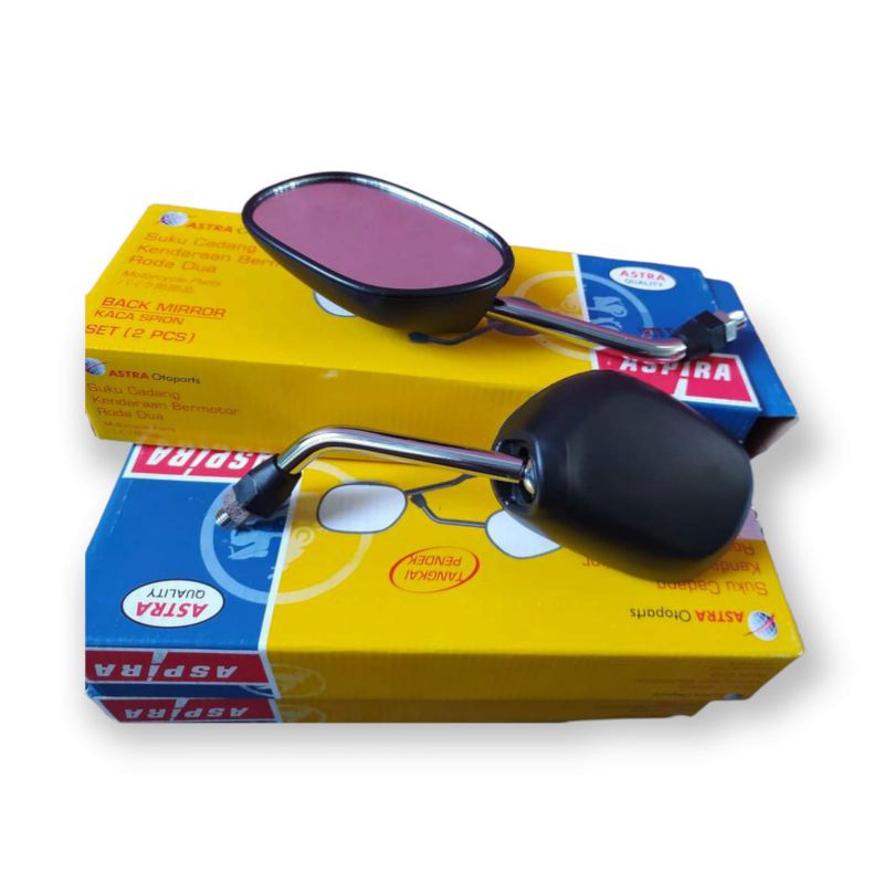 KACA SPION ASPIRA TANGKAI PENDEK UNTUK DRAT HONDA 14 AN TIGER MEGAPRO GL CB GL 100 GRAND SPION ASPIR