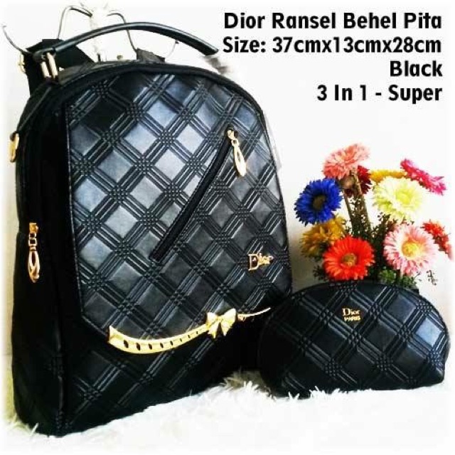 ransel dior cantiiik free pouch