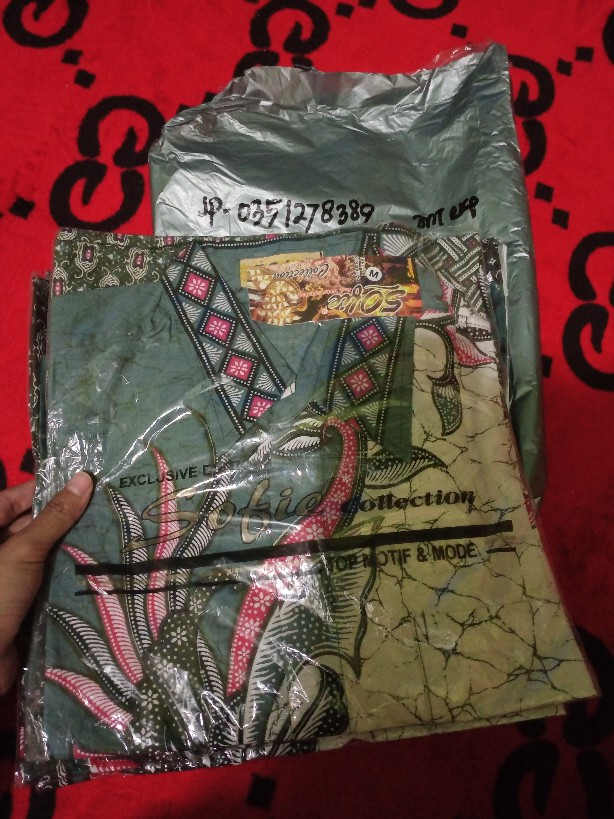 Pandawa Kemeja Batik Pria M.l.xl.xxl Lengan Pendek