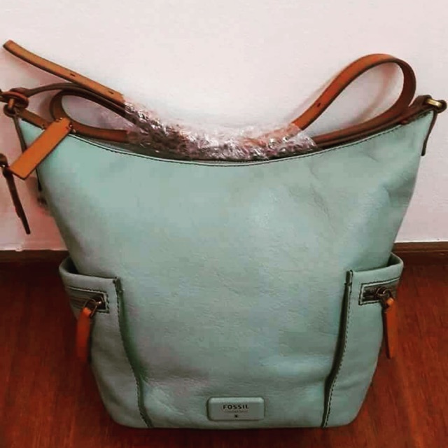 SOLD Fossil Bag Emerson Hobo Sea Glass Small Preloved VVGC