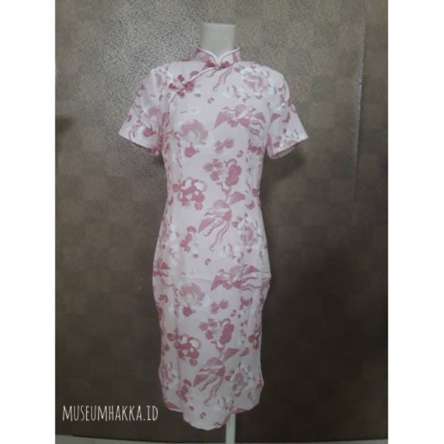 Dress cheongsam long classic/Dress cheongsam wanita