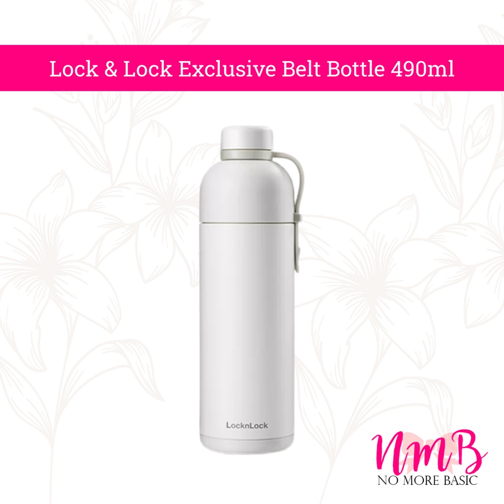 Lock &amp; Lock Exclusive Belt Bottle 490ml Tumbler Lock n Lock Termos dan Botol Minum Sport