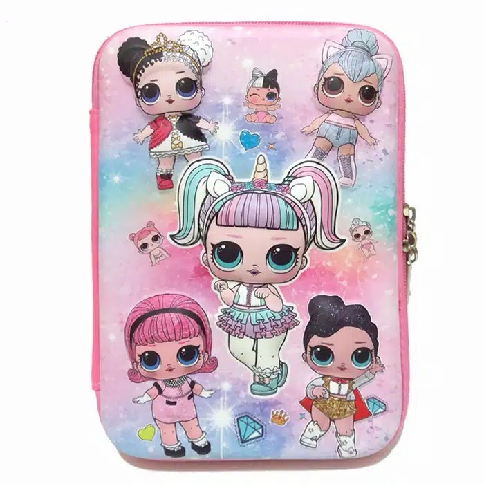 

(BISA COD) Tempat Pensil Anak Karakter LOL Unicorn Pony Kotak Pensil Pencil Case - Lol