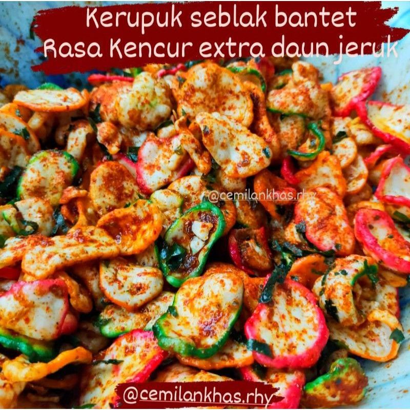 

KERUPUK SEBLAK BANTAT KENCUR EXTRA DAUN JERUK 500 GRAM