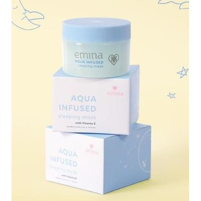 EMINA Aqua Infused Sleeping Mask 30gr / Masker Wajah Emina by AILIN