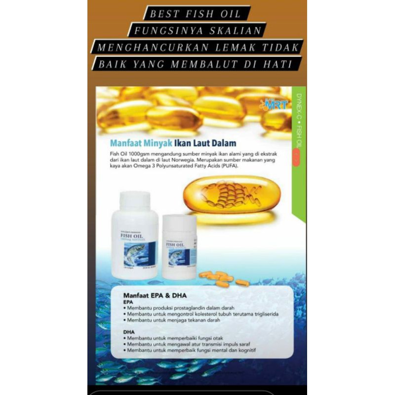 Elken Fish Oil 1000 mg isi 30 kapsul lunak