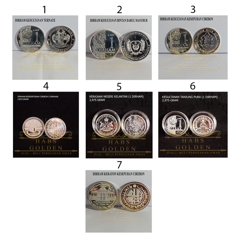 DIRHAM WAKALA / DIRHAM KESULTANAN WAKALA / DIRHAM PERAK