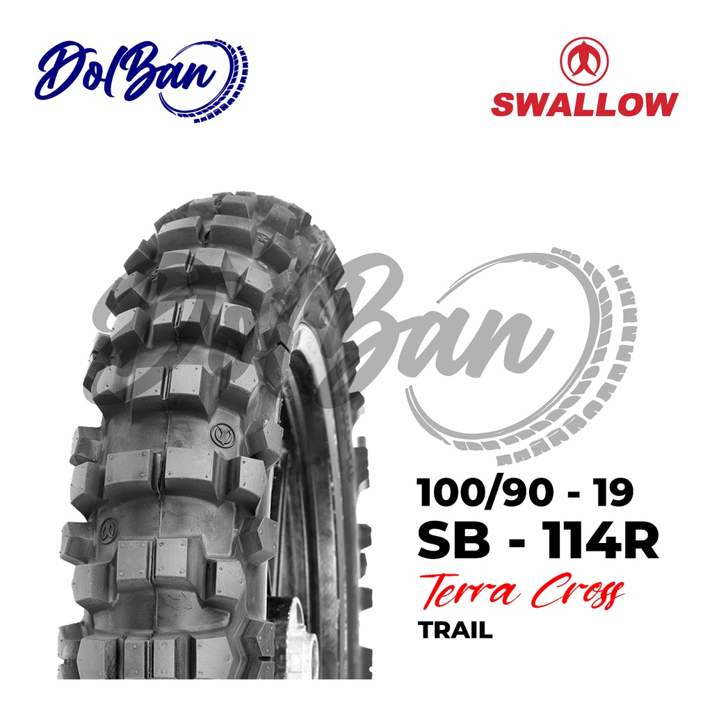 BAN LUAR SWALLOW 100/90-19 RING 19 SB-114R TERRA CROSS TRAIL