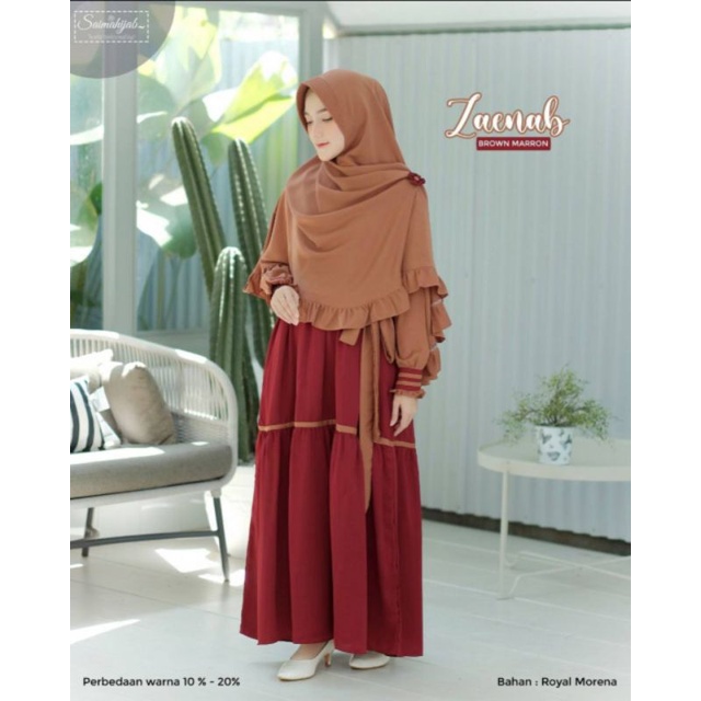 Zaenab Syari Set by Saima Hijab