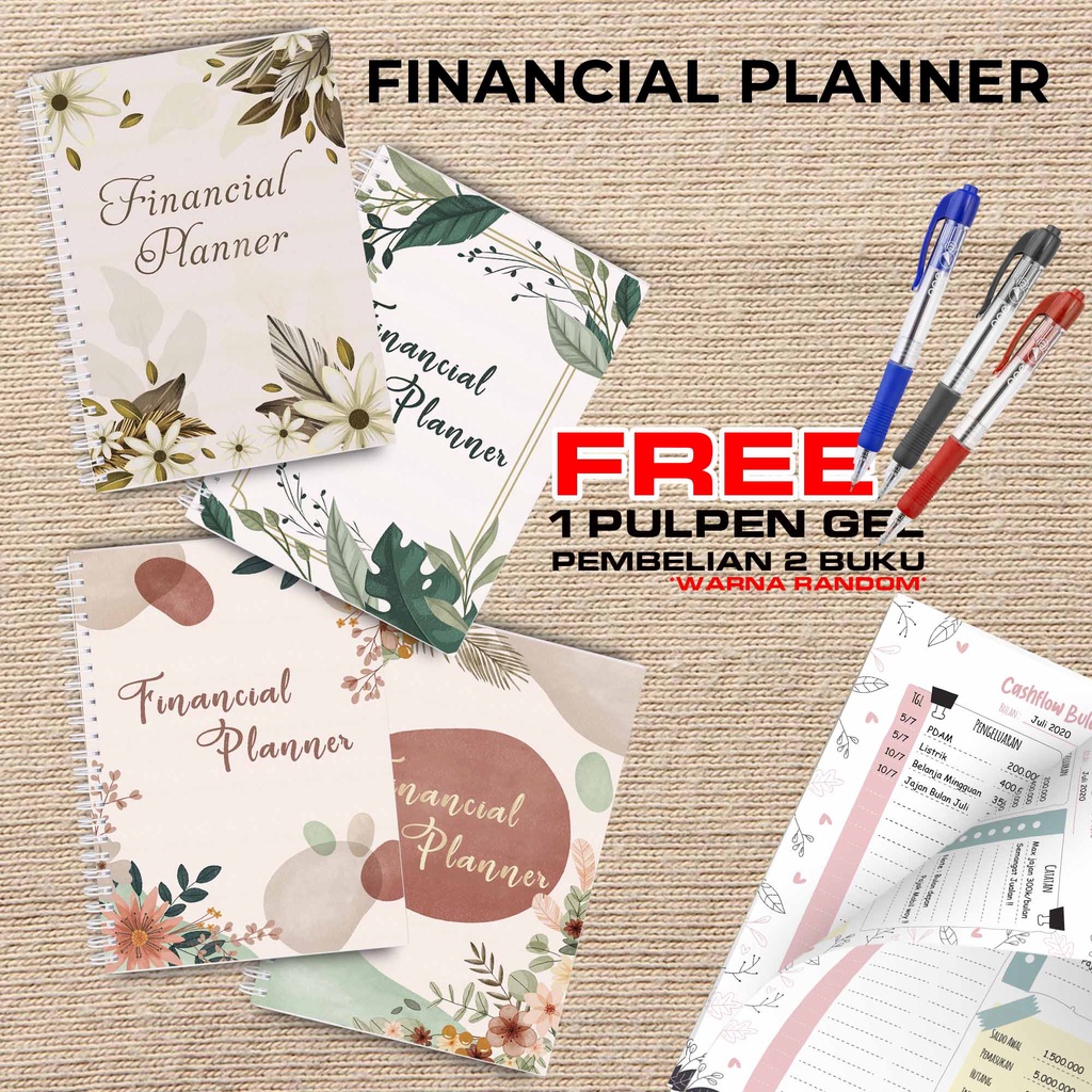 

Artomaringi Uang Planner / Financial Planner Beli 2 Buku Gratis Pen Gel Kode FP08