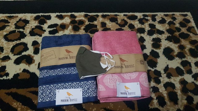 Terry Palmer Morning Whistle Bamboo Cleon Handuk Travel Mandi Dewasa 50 X 100 Cm