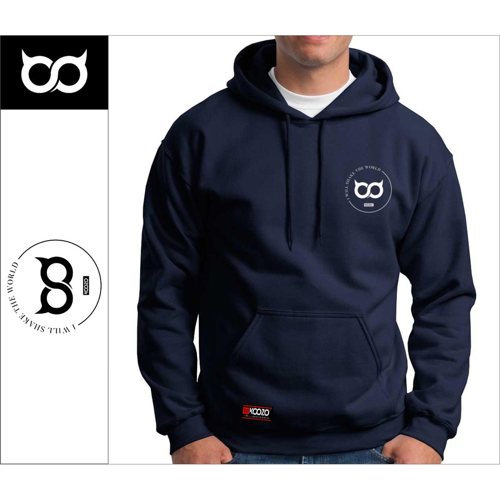 Jaket Sweater Oblong Pria ORIGINAL KOOZO | SWEATER PRIA TERBARU / Switer hoodie-1