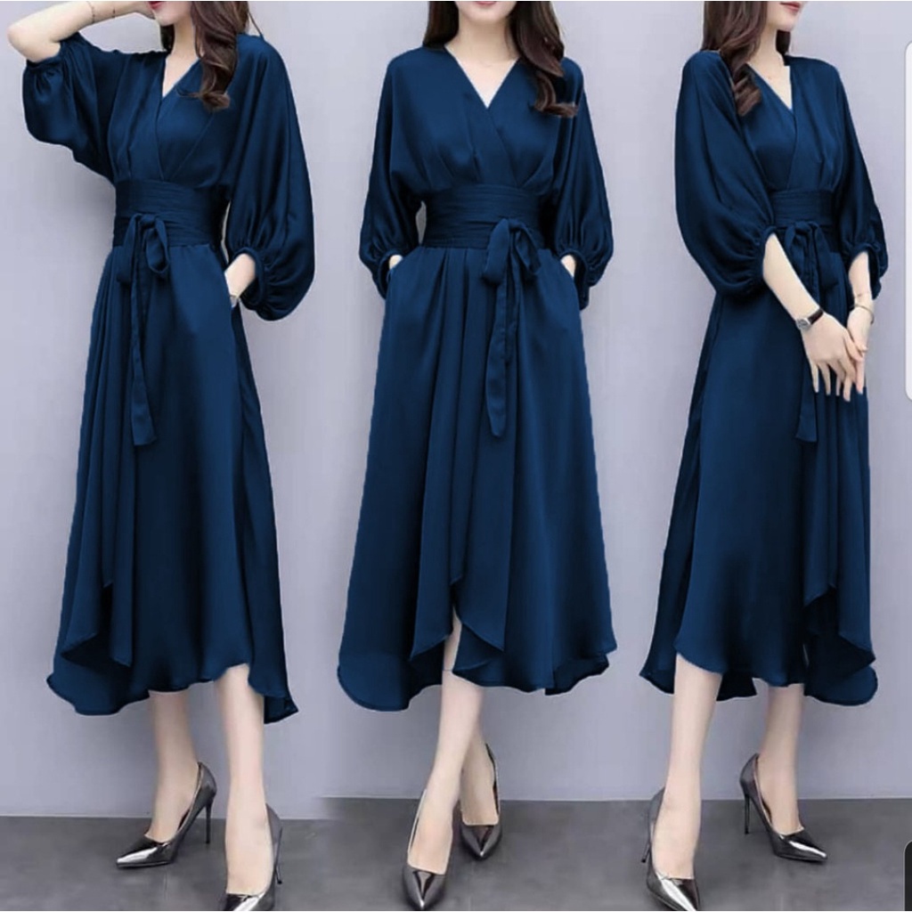 JYACOLECTION-DRESS WANITA TERBARU-DRESS CASUAL-DRESS NATAL-GAUN NATAL TERBARU-DRESS JUMBO-DRESS BIG SIZE-PROMO