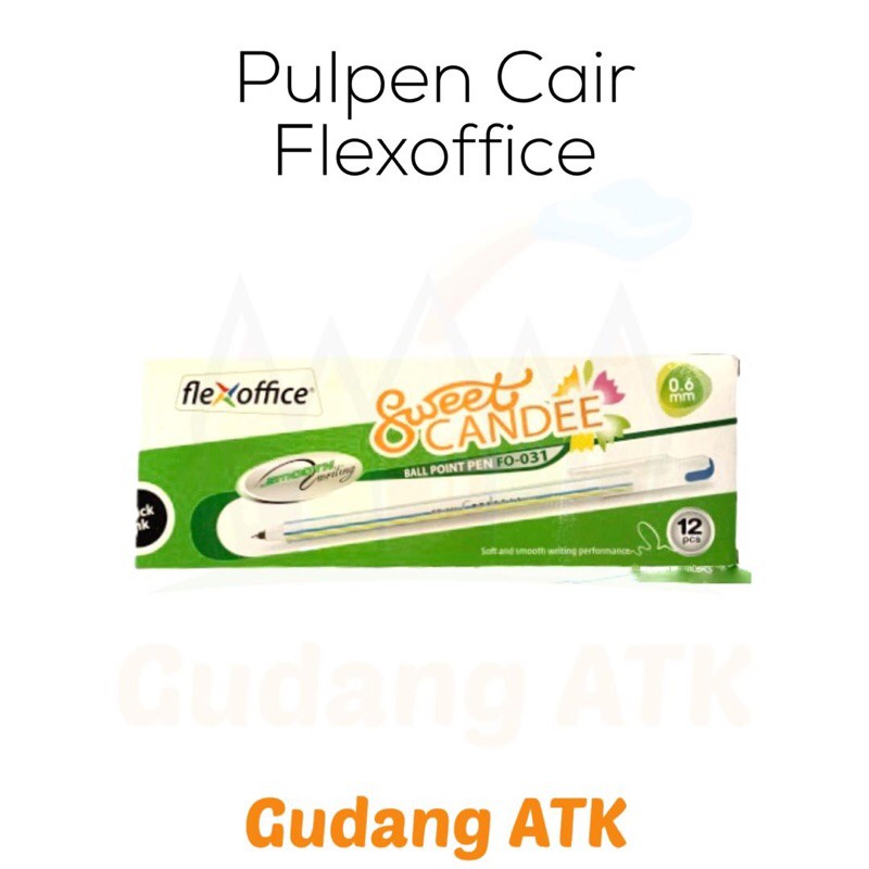 

Pulpen flexoffice sweet candie hijau 12pcs (1lusin)