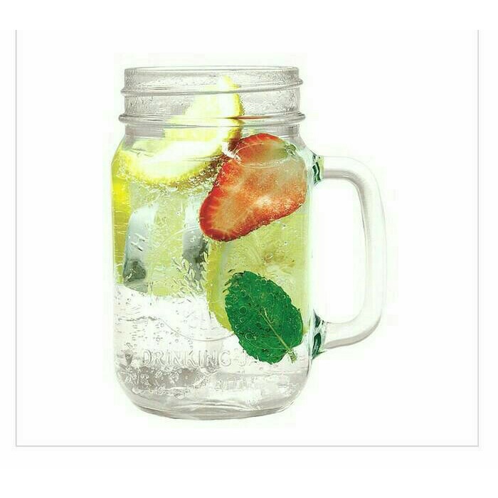 (6 Pc) Gelas Beling Toples | Gelas Harvest | Harvest Jar I Mug Harvest
