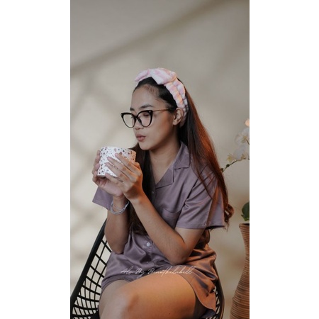 BAJU TIDUR SET PIYAMA RAYON TWILL PREMIUM