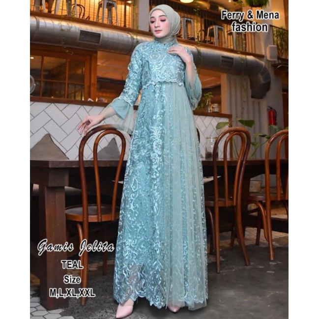 gamis jelita/kebaya dress modern/gamis pesta/wisuda