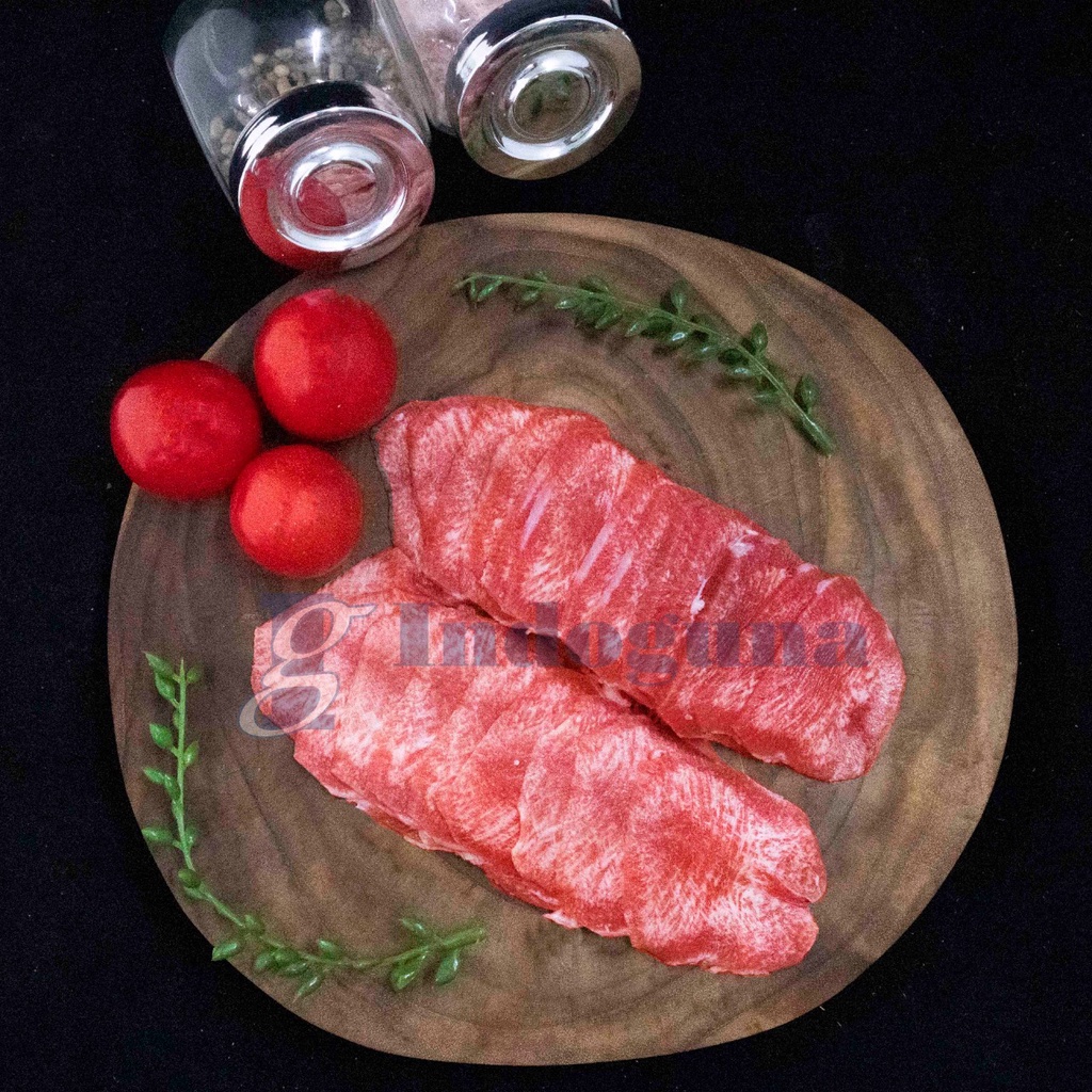 

NZ - Tongue "Slice Yakiniku" / Lidah Sapi " Potongan Yakiniku