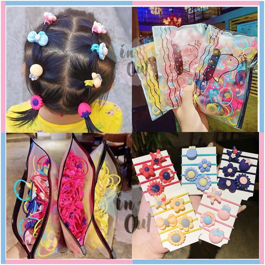 IKAT RAMBUT ANAK ANAK / KUNCIRAN SCRUNCHIE ANAK / IKAT RAMBUT POLOS ANAK / IKAT RAMBUT MOTIF KARAKTER ANAK KOREA ACC36