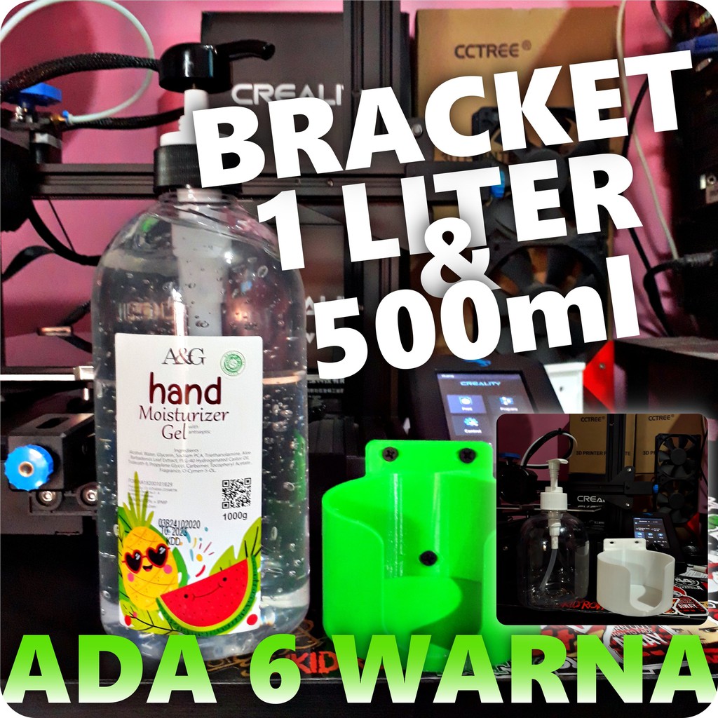 STAND Dudukan HAND Sanitizer | BRACKET HAND Sanitizer 1 Liter/ 1000ml & 500ml | Diameter 9,5cm