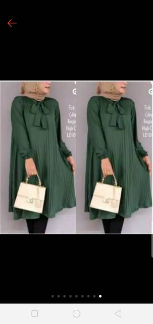 Tunik Plisket Tunik Pita Tunik Hyget Tunik Best Seller