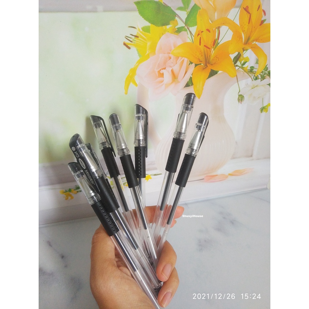 

pena gel 5MM hitam pulpen gel warna hitam murah pulpen hitam murah berkualitas