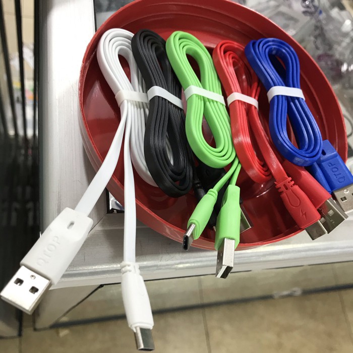 KABEL DATA USB TYPE C FAST CHARGING 100CM GEPENG