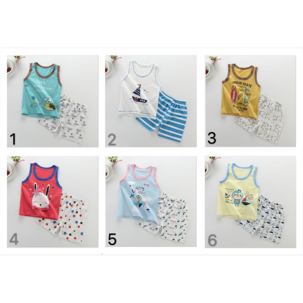 babyfit ea5 setelan kutang anak  HAPPY baju  anak  cewek 