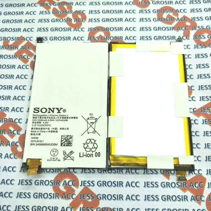 Baterai ORIGINAL SONY XPERIA Z1 Mini Z1C SO-02F Z2 D5503 LIS1529ERPC