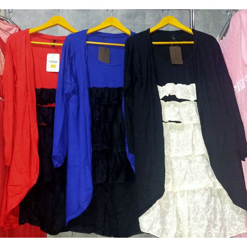 outer kardigan sodaice renda super adem jumbo