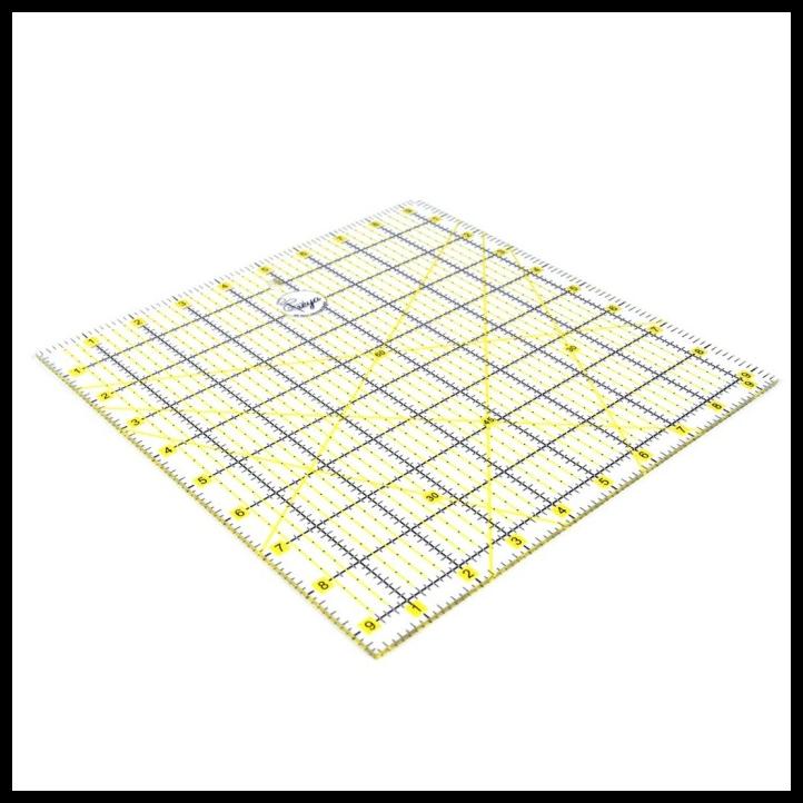 

Daisydooo | Penggaris Quilting Persegi 9,5 Inci - Square Quilting Ruler 9-1/2