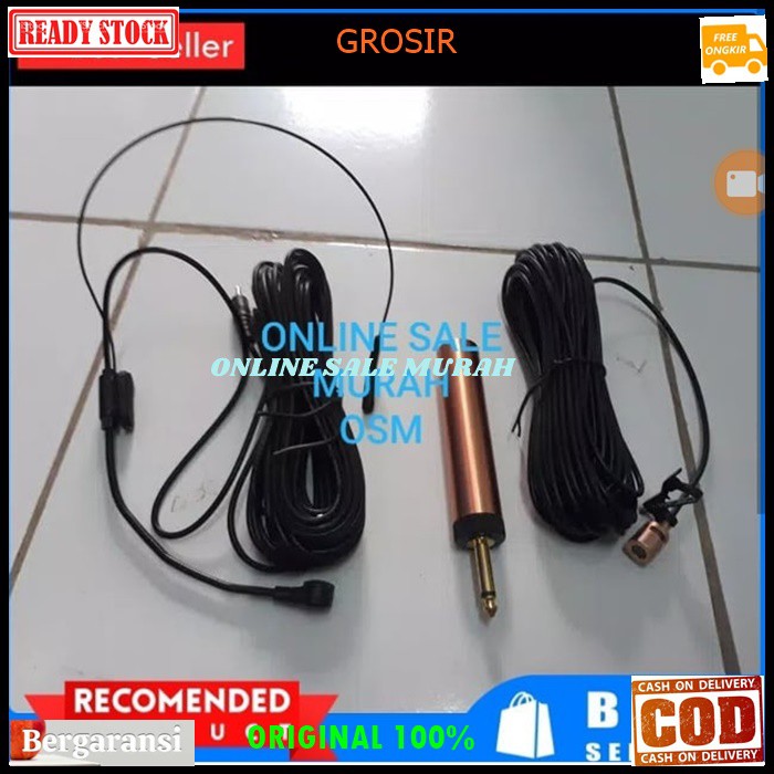 G61 Shure mic kabel headset jepit clip on kancing kerah baju condesor bando klip mik cable profesional pro vocal vokal karaoke mikrophone microphone audio sound system panggung dj studio sensitif aux YOUTUBER  BISA DIGUNAKAN SEGALA JENIS AUDIO  BISA JG BU