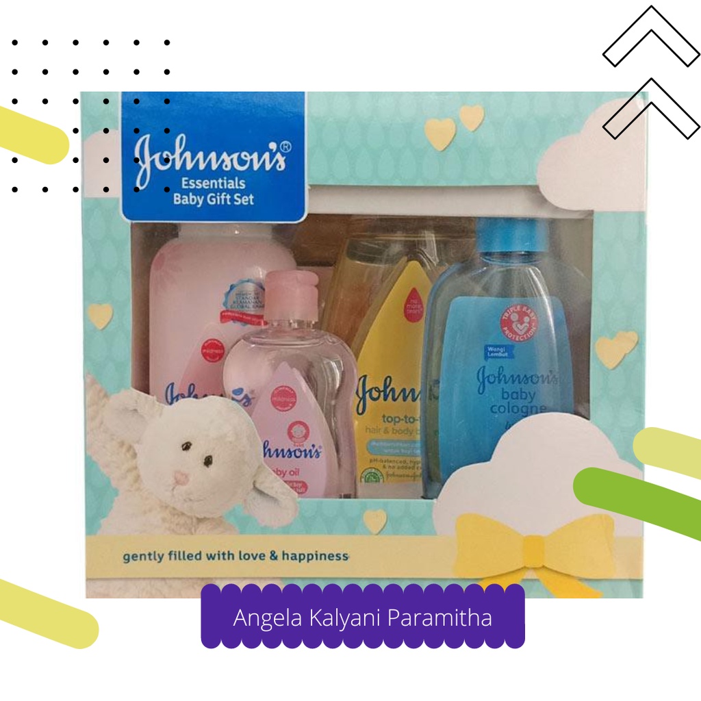 Johnson's STARTER KIT Baby Gift Set / BABY SHOWER Gift Set / Premium Baby Gift Set / Baby Gift Box / Essentials Gift Set. Paket Hadiah Bayi-Essentials