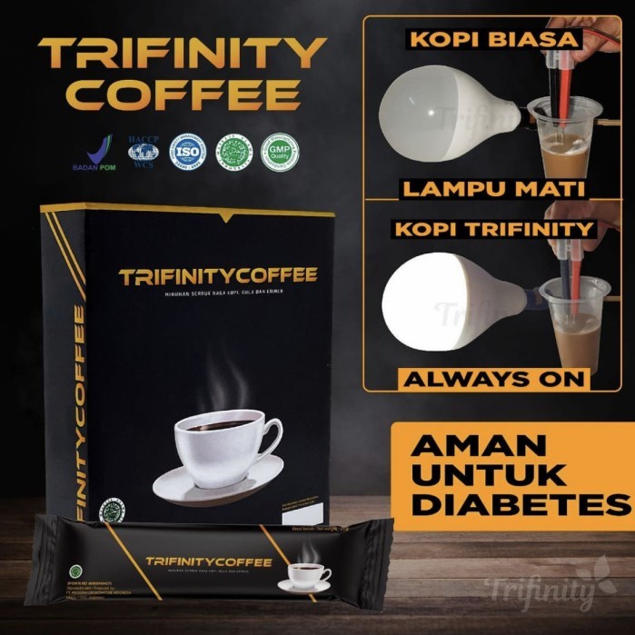 

Trifinity kopi 1 dus isi 10sachet Surabaya