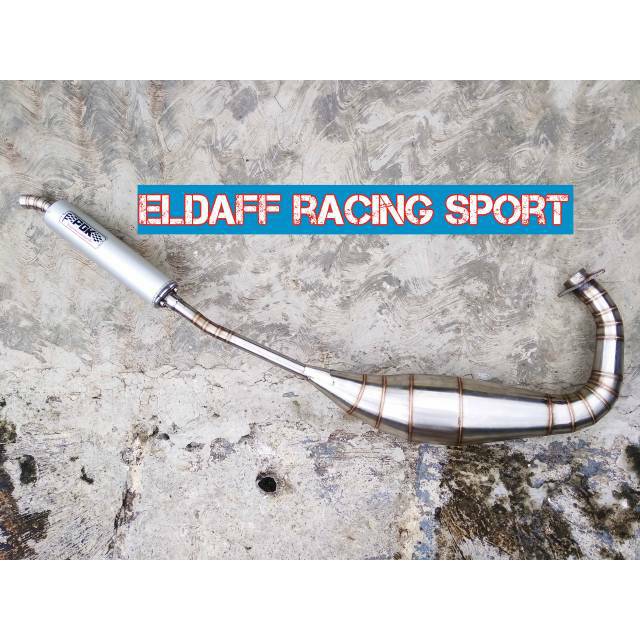 Knalpot racing ninja r rr ss PDK full stainless leher model type L silincer alumunium las
