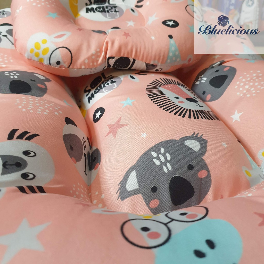 Set Sofa Bayi - Baby Lounger - Motif Animal Lucu